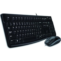 Logitech MK120 Corded USB Desktop Keyboard and Mouse Combo 920-002586